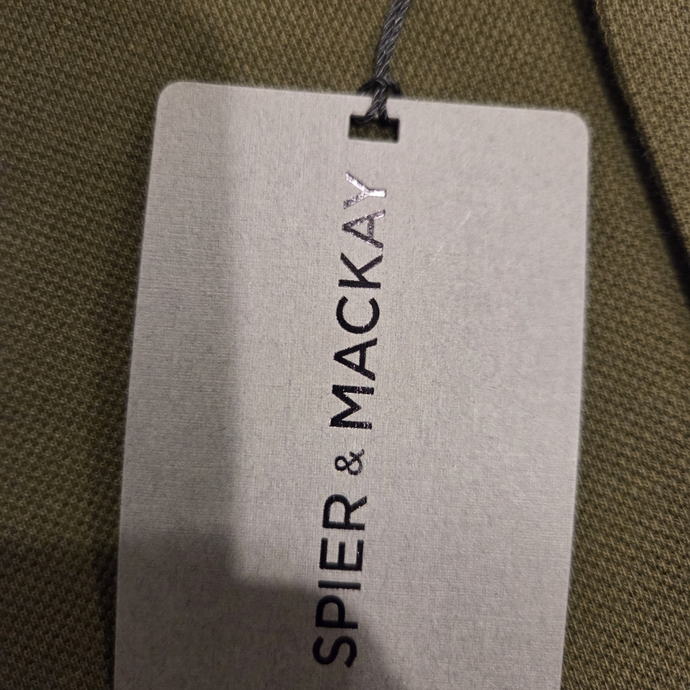 Spier & Mackay Olive Long Sleeve Polo